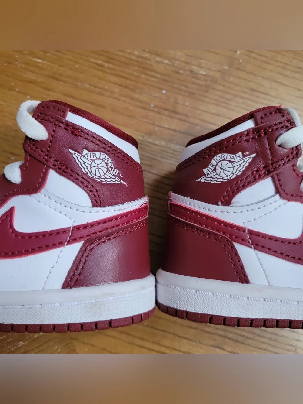 Air Jordan 1 Retro High OG Artisanal Red 5 C White FD1413 160 Toddler in Box